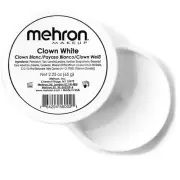 2.25 oz Clown White theatrical circus face paint mime Mehron TV makeup stage pro
