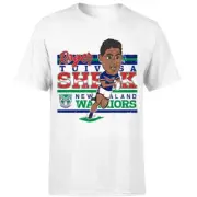 NRL NZ Warriors 'Roger Tuivasa Sheck ' Men's Caricature T-Shirt - Size XXL Wahs
