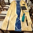 Epoxy Resin Dining Table, Kitchen Slab Table, Resin Dining Room Table Furniture