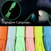 5 Pcs Glow The Dark Parachute Cord Stern Strap Canoe Bow Strap