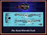 1/64 '62 Chevy Truck 'Black Racer' Custom Decal SCR-0219