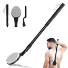 Back Scrubber for Shower,25.7" Bath Brush Long Handle for Shower,Back Brush f...
