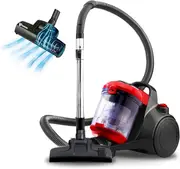 Akitas C10T Turbo Pet Hair Bagless Vacuum Cleaner Cylinder 1400W Cat And Dog With German Wessel Werk Large 28cm Width Spinning Brush Head