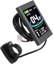 Bike Display Panel LCD Screen for Cyclings, Waterproof Bike LCD Display for Modification, Portable Cycling Computer with 5 Pin SM Connector, Available in 24V, 36V, and 48V