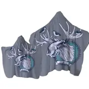 Go Wild Moose and Birds Towel with Hood