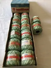 STAR Pearl Cotton Green Mix - 14 Rolls, 50 Yds Each