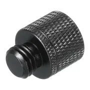 Mic Stand Adapter 1/4 Female to M10 Male Camera Screw Thread Adapter Black