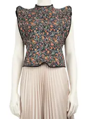 Floral Patterned Vest