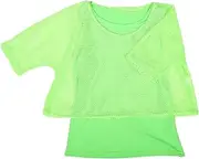 [VALICLUD] Retro Neon Party Costume for Women Fishnet Tops Sleeves for Dance Parties Celebrations Summer Events Lightweight Comfortable Material