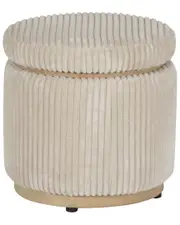 Linon Sunny Cord Round Ottoman