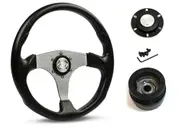 SAAS Steering Wheel SW515T-R & boss for Nissan 180SX S13 1990-1994