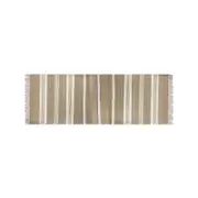 Madras Link 60 x 180cm Natural / White Adara Hand Woven Jute Blend Runner