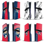 NHL FLORIDA PANTHERS VINYL SKIN DECAL FOR SONY PS5 PRO DISC EDITION BUNDLE