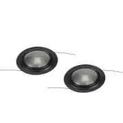 25.4mm Metal Titanium Film + Silk Side Diaphragm 25 Core Tweeter Voice Coil Speaker Repair Film 8 O black