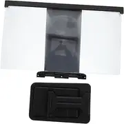 Phone Screen Magnifier Phone Accessories for Teens Screen Magnifier for Mobile Phone Mobile Phone Support Smartphone Stand Metal Mobile Phone Screen Cell Phone Holder Plastic Black