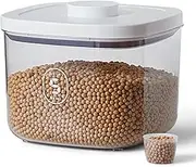 LivLab 10 Lbs Storage Container Bin Rice Dispenser with Measuring Cup Food Cereal Container Bins Household for Kitchen Pantry Organization