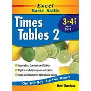 Excel Basic Skills: Times Tables Book 2 Year 3-4