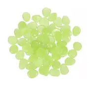 Glowing Stones 300 Pcs Glow in the Dark Rocks for Fish Tank Decor Yellow