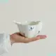 台灣出貨純手繪蝴蝶蘭花建水創意茶洗茶渣缸儲水缸燕子造型陶瓷茶洗杯CIQ