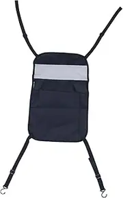 MUCKLILY Car Backseat Hanging Organizer Automobile Seat Back Storage Pouch Auto Pocket Organizer for Travel Accessories Black