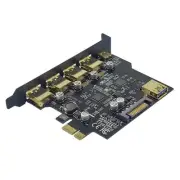 USB 3.2 PCIE Expansion Card PCIE 1X to USB 3.2 TYPE-C USB 3.2 Gen1 Adapter7345