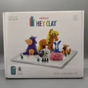 NEW Animals Hey Clay Colorful Kids Modeling Air Dry 18 Cans Interactive