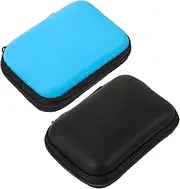 2pcs Carrying Case Storage Case for Portable Hard Drive Case for Hard Drive Storage Case Storage Protective Bag Case Computer Accessories Hard Drive Case Hard Case