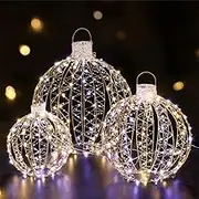 Jingle Jollys Christmas Lights 360 LED Fairy Light 3pcs Ball Decorations Set