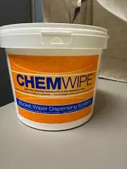 Case Of Lmn Frsh- CHEMWIPE-180 Bucket Wiper Dispensing System 6 Rolls And Bucket