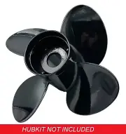 Polastorm Megara 13.4 x 15 Aluminum 4 Blade Propeller Johnson 90HP 115HP 140HP