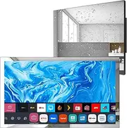 Soulaca 24 inch Smart LED Mirror TV for Bathroom,1080P Waterpoof with Wi-Fi and Bluetooth(24”, Mirror(LG webOS System)) SS240U22, Model 2024