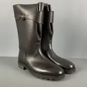 PAUL STUART Size US 8 Brown Solid Leather Pull On Boots