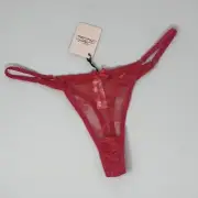 Agent Provocateur Bernie Pink Thong AP4 Large NWT