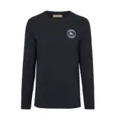BURBERRY JENSON DARK NAVY COTTON WHITE KNIGHT LOGO LONG SLEEVE T SHIRT JERSEY XL