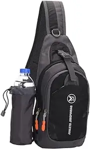 HANABASS Sports Crossbody Bag Travel Crossbody Bag Nylon Sling Shoulder Backpack Travel Water Kettle Travel Crossbody Bags Sling Backpack Travel Sling Bag Multifunction Shoulder Bags