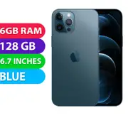 Apple iPhone 12 PRO MAX (128GB, Pasific Blue) - Refurbished (Excellent)