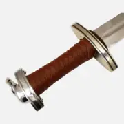 Viking Sword Tempered Battle Sword Carbon Steel with Mild Steel Clip and Pommel