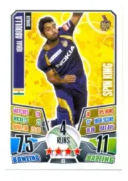 2013-2014 IPL - card 83 - Kolkata Knight Riders player - Iqbal Abdulla