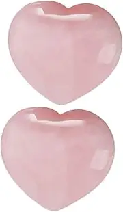 Yardwe Unique Crystal Heart Pendant Jewelry Set 2pcs Perfect for DIY Necklace Earring Charms