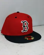 BOSTON RED SOX NEW ERA 59FIFTY 5950 2 TONE FITTED HAT CAP SIZE 7