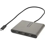 StarTech.com USB C to Quad HDMI Adapter, USB-C to 4x HDMI Monitor Converter for Windows (no support for macOS/ChromeOS/Linux) -