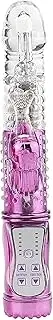 Vibrating Jack Rabbit Vibrator Dildo GSpot Clit Sex Adult Toy USB Rechargeable Purple Women's