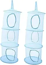 Toddmomy 2Pcs Hanging Stuffed Animal Hammock Foldable Storage Nets for Soft Organization Practical Storage for