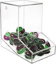Laundry Pods Container, Acrylic Candy Dispenser with 2 Lid, Dishwasher Pod Holder, Laundry Organization for Laundry Room, Home, kitchen, Office Used- Stand or Wall Mount