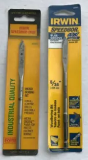 Irwin 88805 Speedbor Blue Groove Wood Boring Bit 5/16" x 6" (Lot of 2)