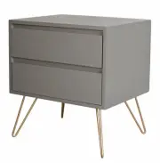 Vintage Commode Armoire de Nuit Commode en Bois Table de Chevet Pétrole