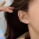 【Oni 歐妮】耀眼 不對稱耳骨夾式耳環無耳洞耳扣耳夾耳窩夾(1對入)
