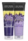 2 Pack John Frieda Violet Crush Purple For Blondes Shampoo+Conditioner￼ ￼8.3 oz