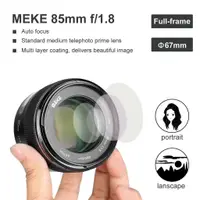 在飛比找蝦皮購物優惠-~王冠攝影社~ 美科 Meike 85mm F1.8 定焦鏡