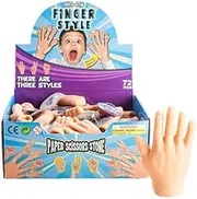 MDI Australia Tiny Finger Hands Finger Puppets, with 3 Assorted Designs, Pack of 72